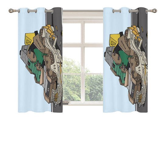 Balenciaga Shoes Lego Peach Skin Window Curtains