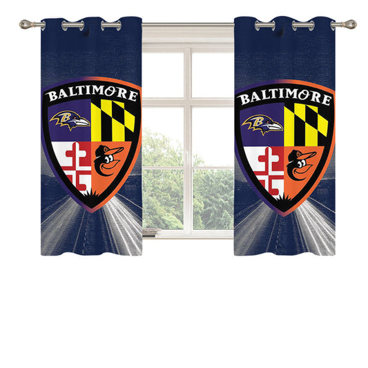 Baltimore Peach Skin Window Curtains