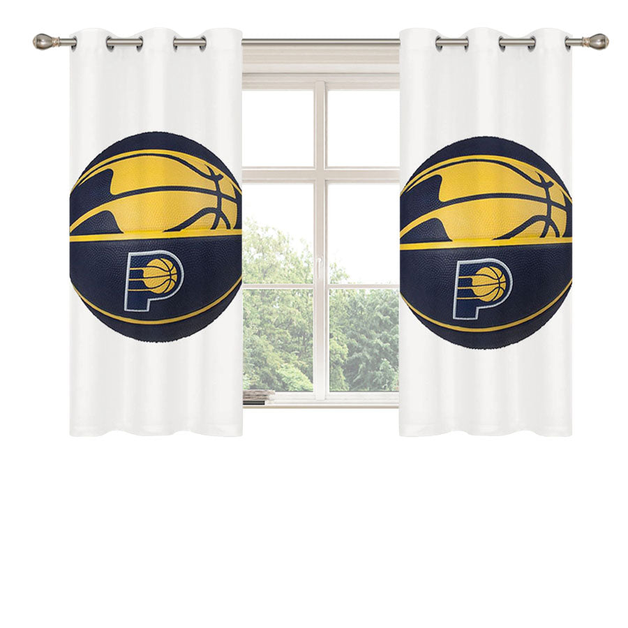 Basketball Indiana Pacers Peach Skin Window Curtains
