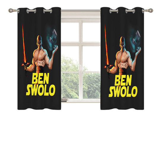 Ben Swolo Star Wars Peach Skin Window Curtains