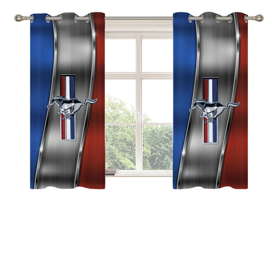 Best Mustang Peach Skin Window Curtains
