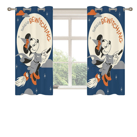 Bewitching Minnie Peach Skin Window Curtains