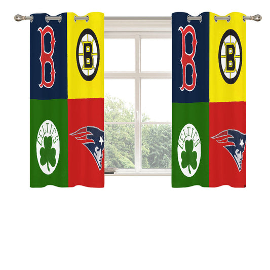 Boston Sports Lovah Peach Skin Window Curtains