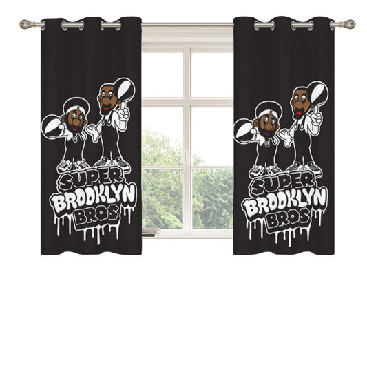 Brooklyn Nets Kyrie Irving Peach Skin Window Curtains