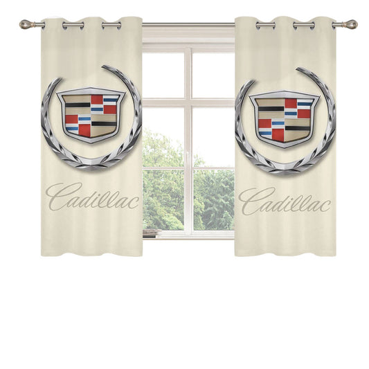 Cadillac Logo Cadillac Peach Skin Window Curtains