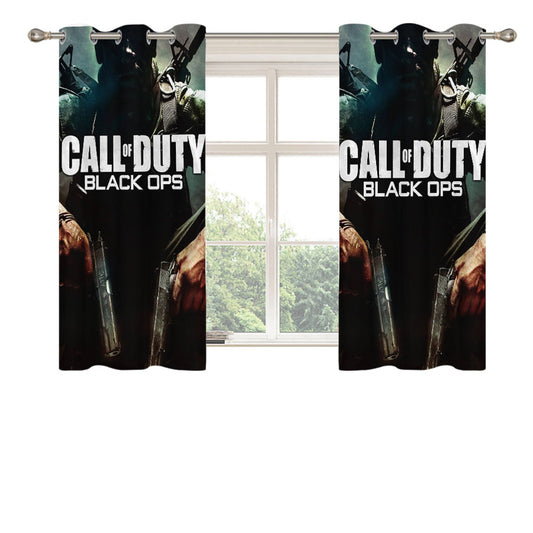 Call Of Duty Black Ops 2 Peach Skin Window Curtains