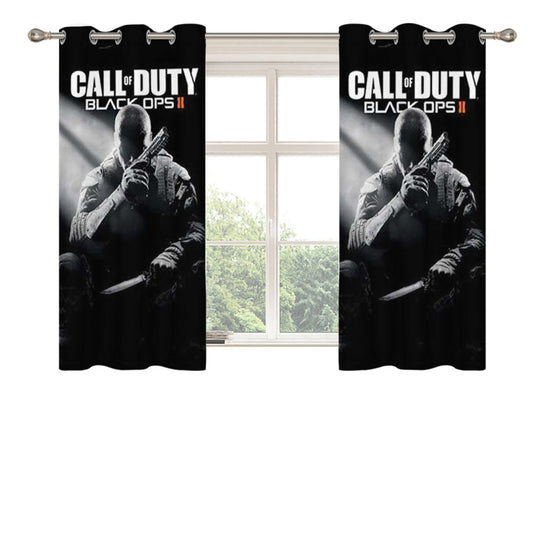 Call Of Duty Crouch No Tag Peach Skin Window Curtains