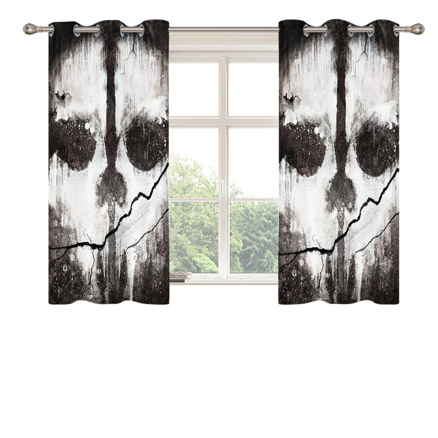 Call Of Duty Ghost Peach Skin Window Curtains