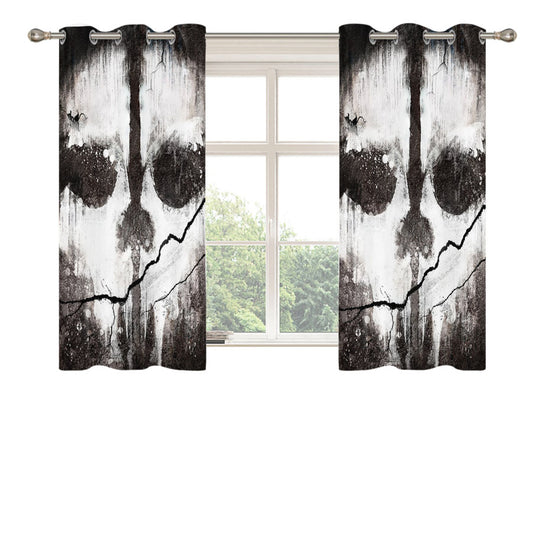 Call Of Duty Ghost Peach Skin Window Curtains