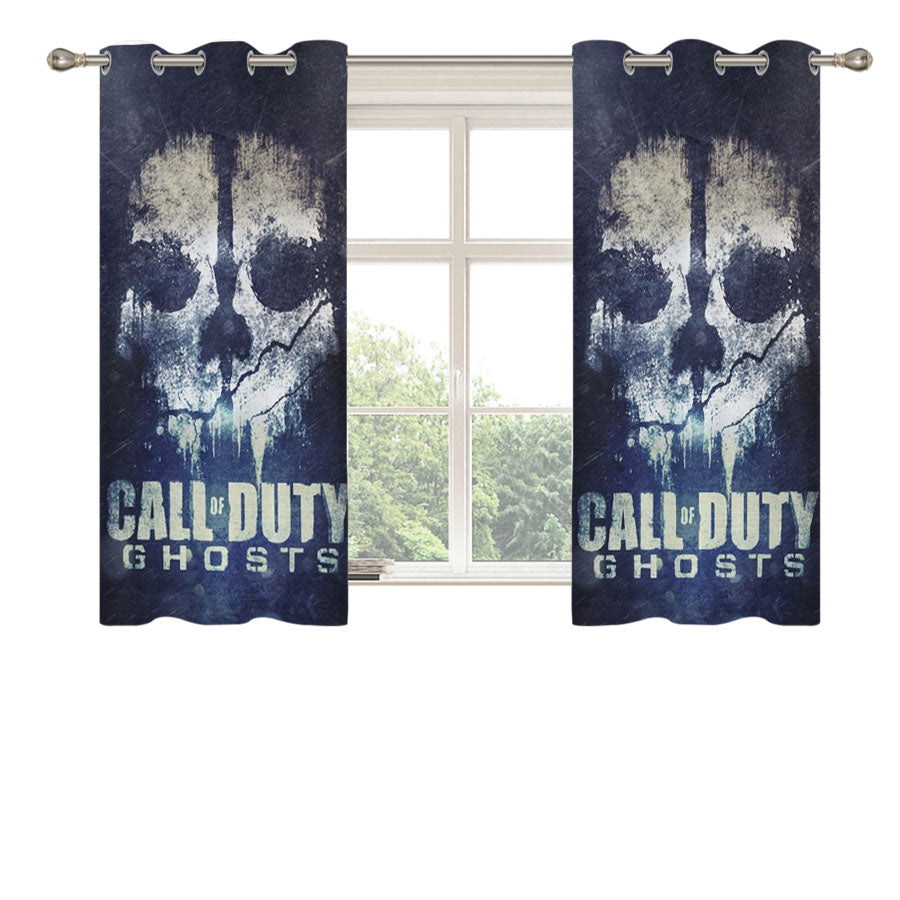 Call Of Duty Ghosts Peach Skin Window Curtains