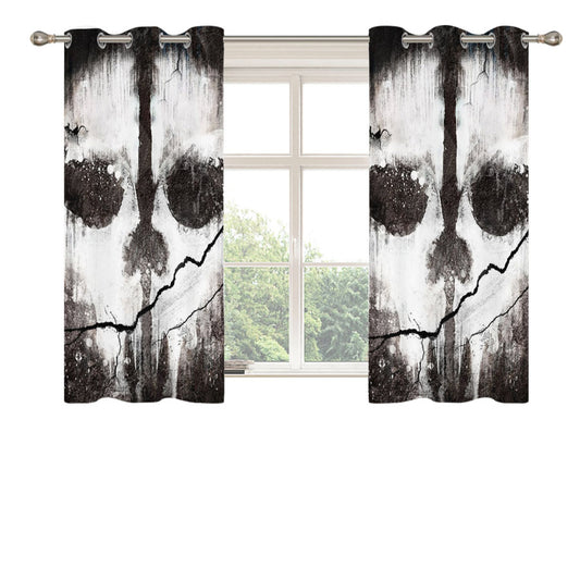 Call Of Duty Ghosts Skull Peach Skin Window Curtains