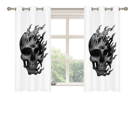 Call Of Duty Ghosts Skull Image Peach Skin Window Curtains