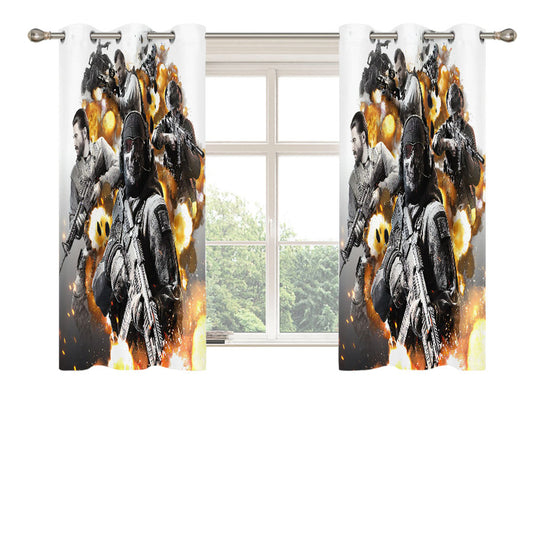 Call Of Duty Mobile All Characters Peach Skin Window Curtains
