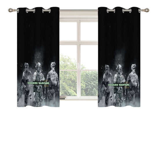 Call Of Duty Modern Warfare At Night Wallpapers Peach Skin Window Curtains