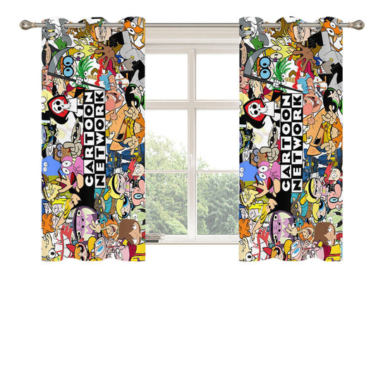 Cartoon Network Series 90 Peach Skin Window Curtains