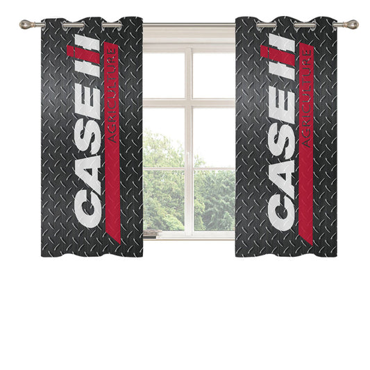 Case Ih International Harvester Farmall Agriculture Peach Skin Window Curtains