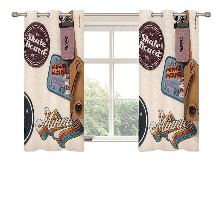 Coach Disney Patch Peach Skin Window Curtains