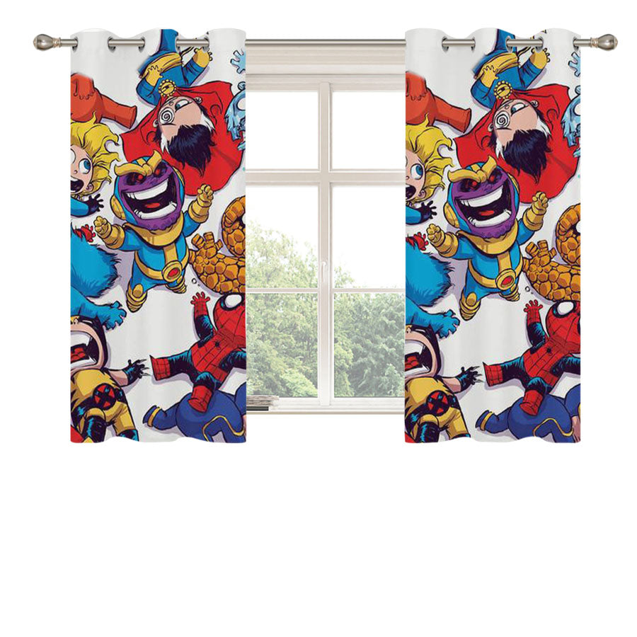 Cover Marvel 2 Peach Skin Window Curtains