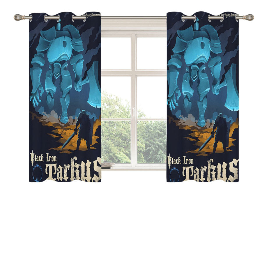 Dark Souls Black Iron Tarkus Peach Skin Window Curtains