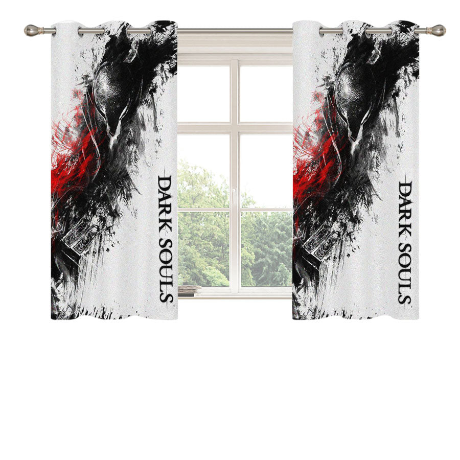 Dark Souls Game Art Wallpaper Peach Skin Window Curtains