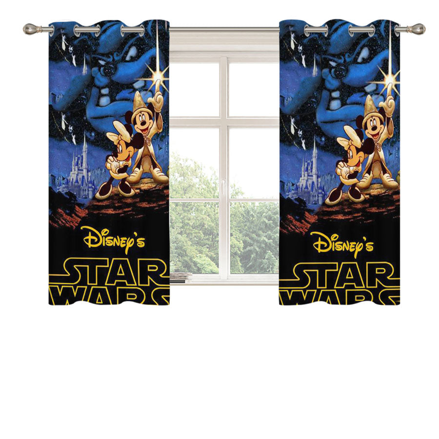 Disneys Star Wars Peach Skin Window Curtains