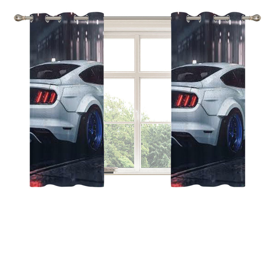 Ford Mustang Gt 2 Peach Skin Window Curtains