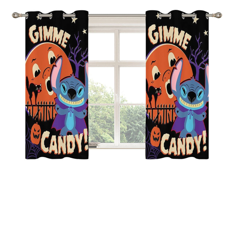 Gimmie Candy Stitch Peach Skin Window Curtains
