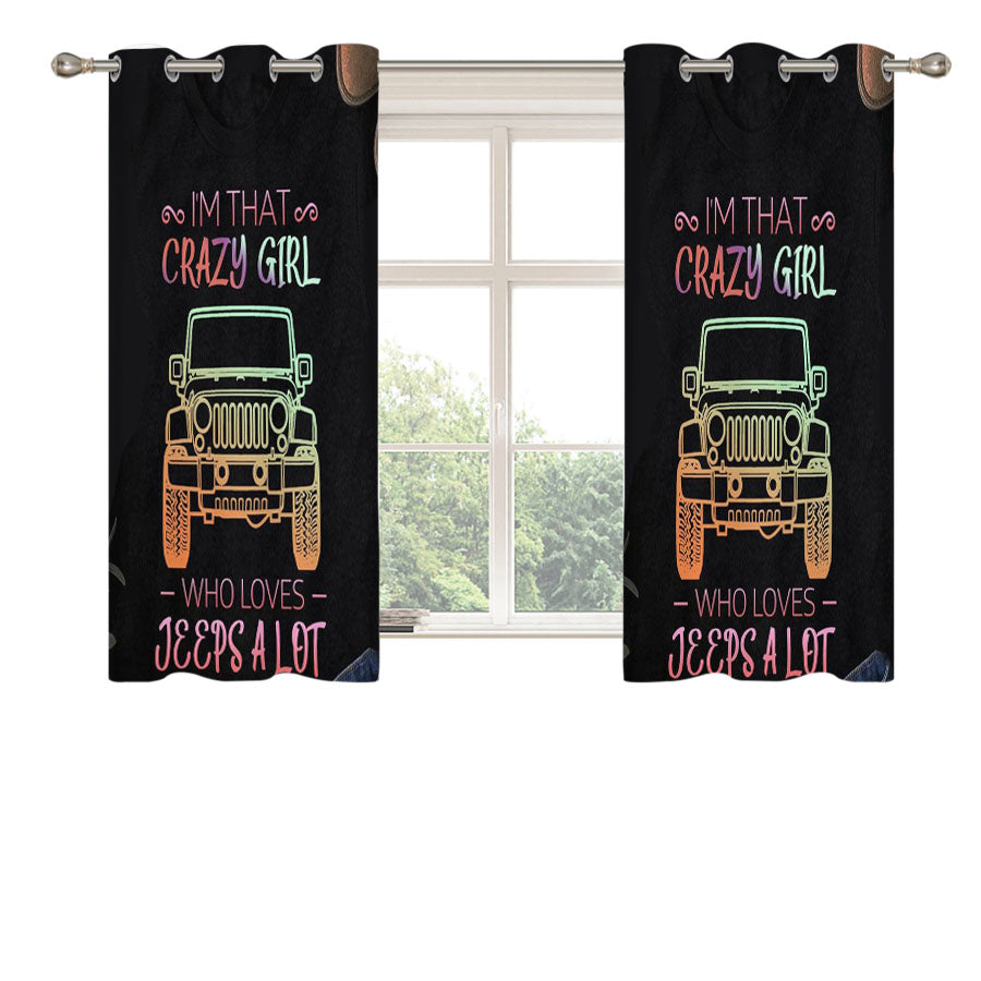 Jeep A Lot Peach Skin Window Curtains