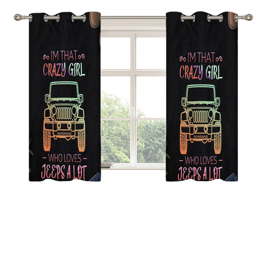 Jeep A Lot Peach Skin Window Curtains