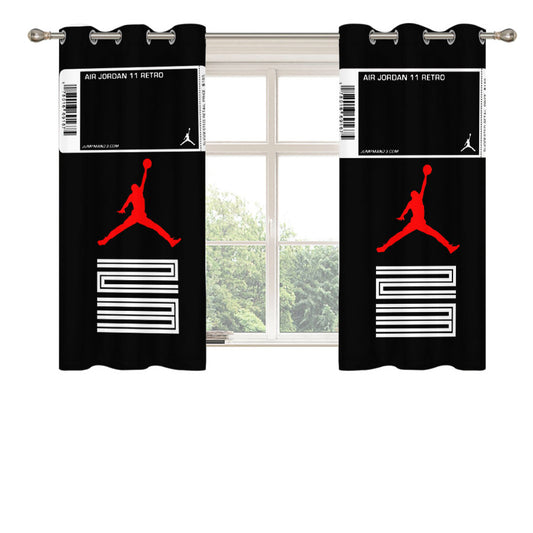Jordan 23 Retro Peach Skin Window Curtains