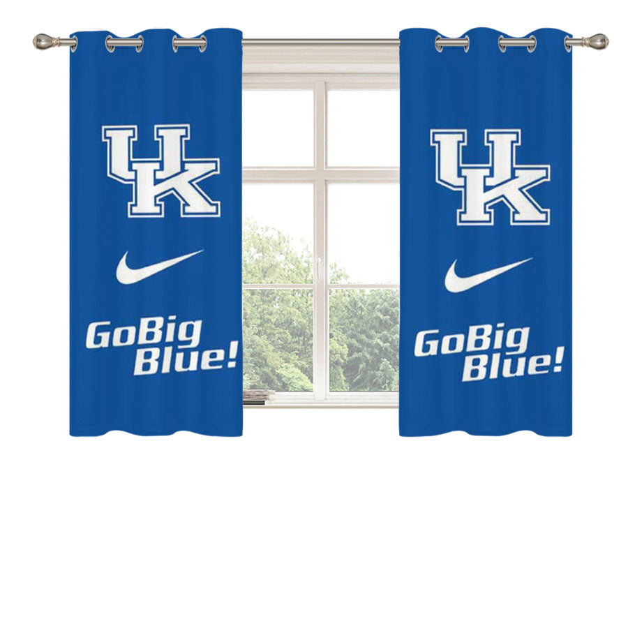 Kentucky Wildcats Logo Nike Peach Skin Window Curtains
