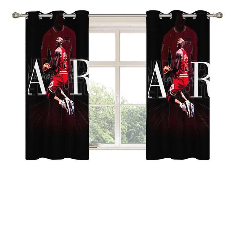 Michael Jordan Air Peach Skin Window Curtains
