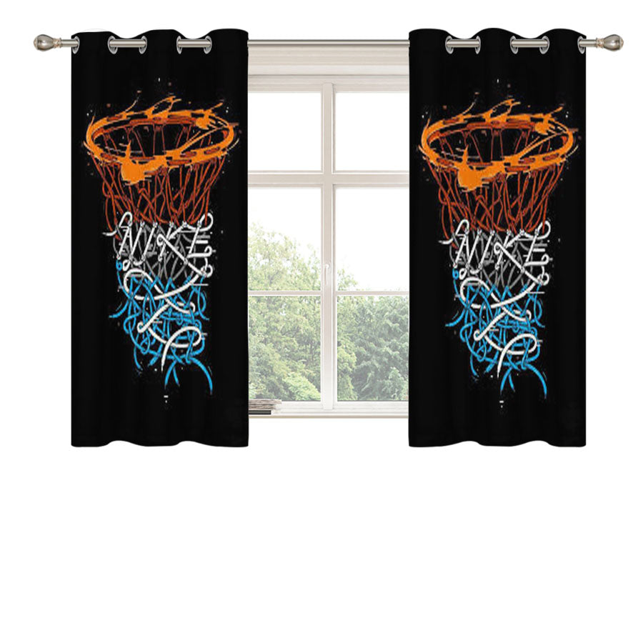 Nike Hoops Peach Skin Window Curtains