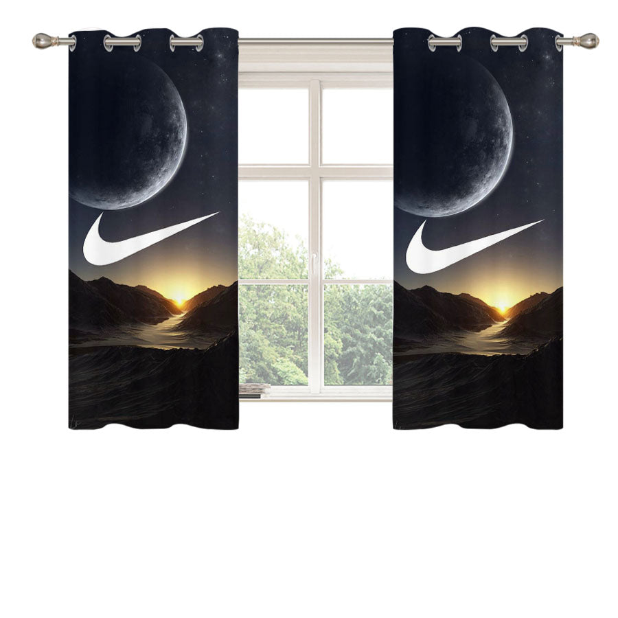 Nike Moon Mesir Peach Skin Window Curtains