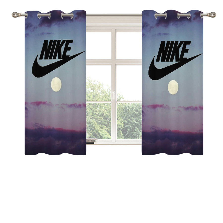 Nike Morning Day Peach Skin Window Curtains