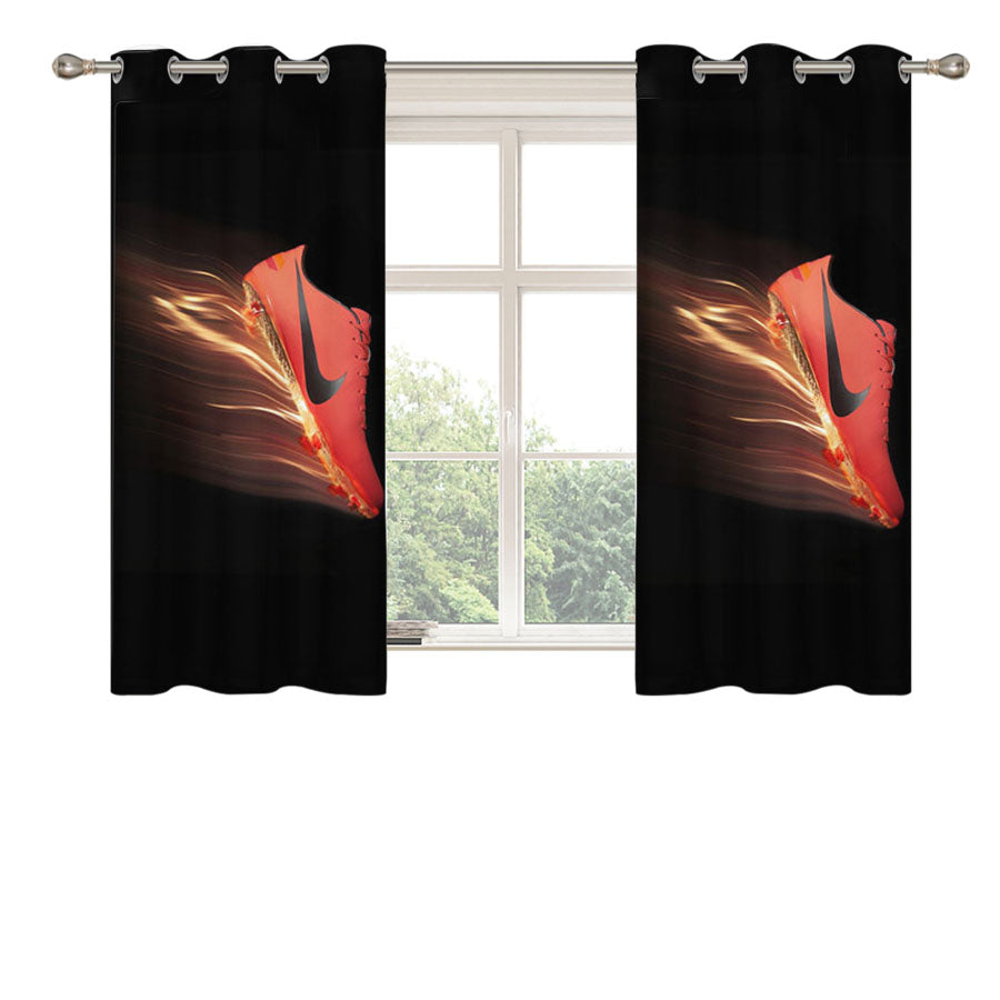 Nike Soccer Shoes Peach Skin Window Curtains
