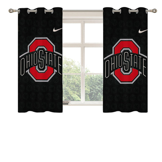 Ohio State Buckeyes 987 Peach Skin Window Curtains