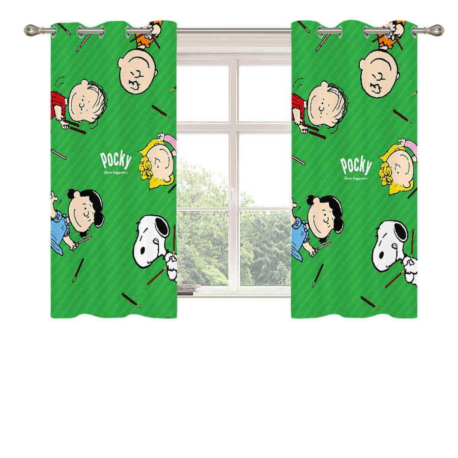 Peanuts Movie Pocky Peach Skin Window Curtains