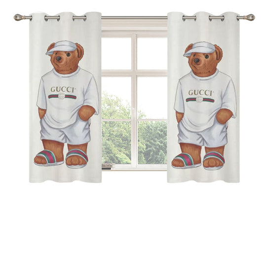 Polo Bear Hype Shirt Peach Skin Window Curtains