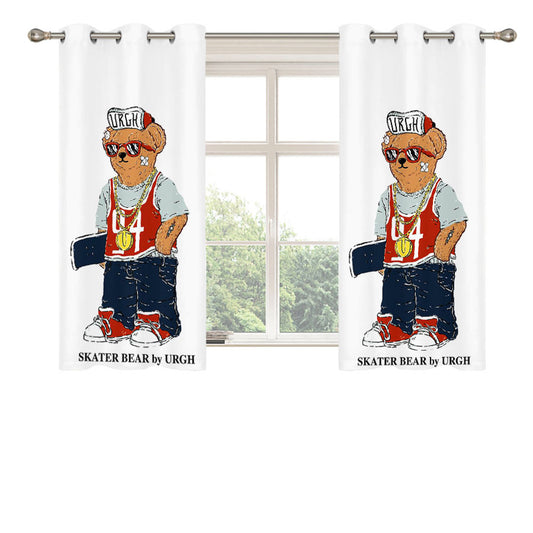 Polo Sskater Bear Urgh 04 Peach Skin Window Curtains