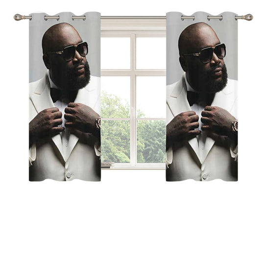 Rick Ross Suit Peach Skin Window Curtains