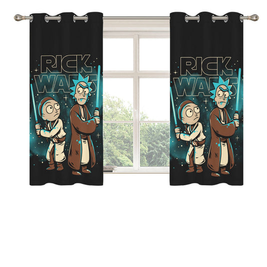 Rick Wars Peach Skin Window Curtains