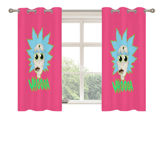 Rickedelic Peach Skin Window Curtains