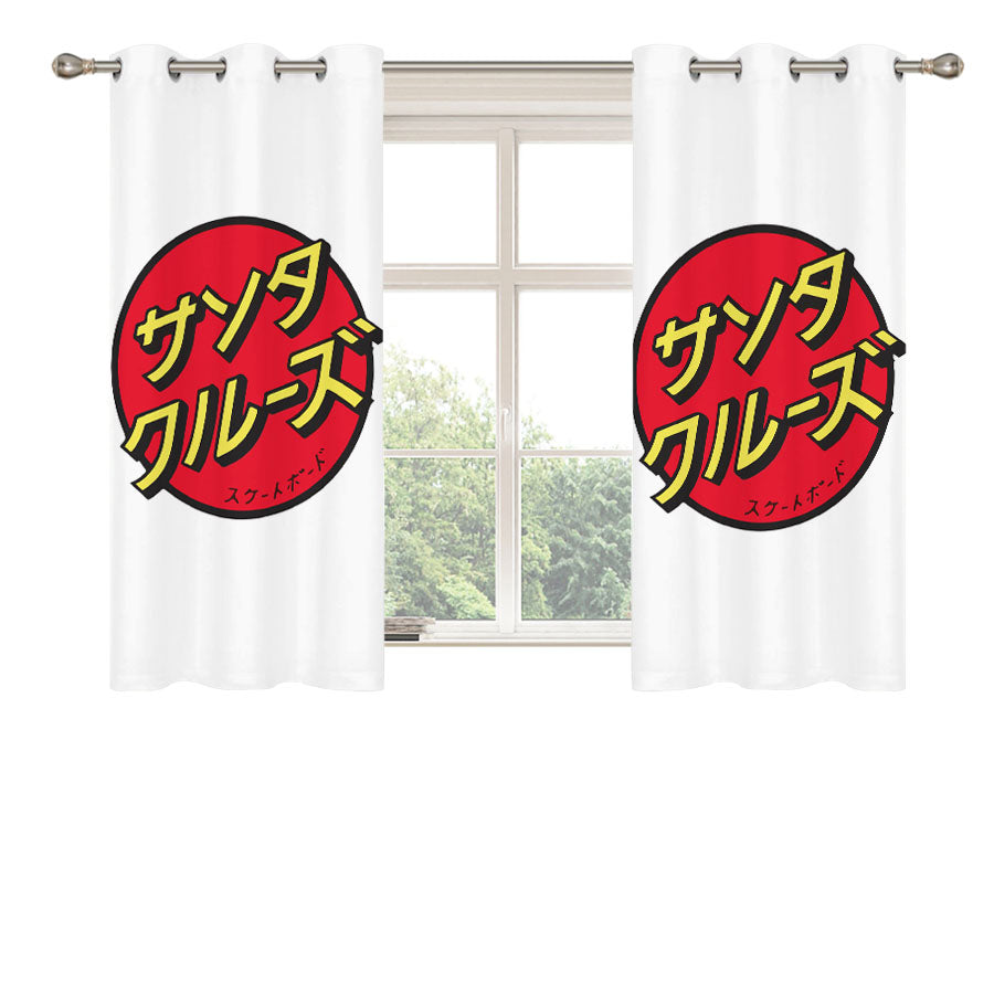 Santa Cruz Japan Peach Skin Window Curtains