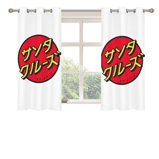 Santa Cruz Japan Peach Skin Window Curtains