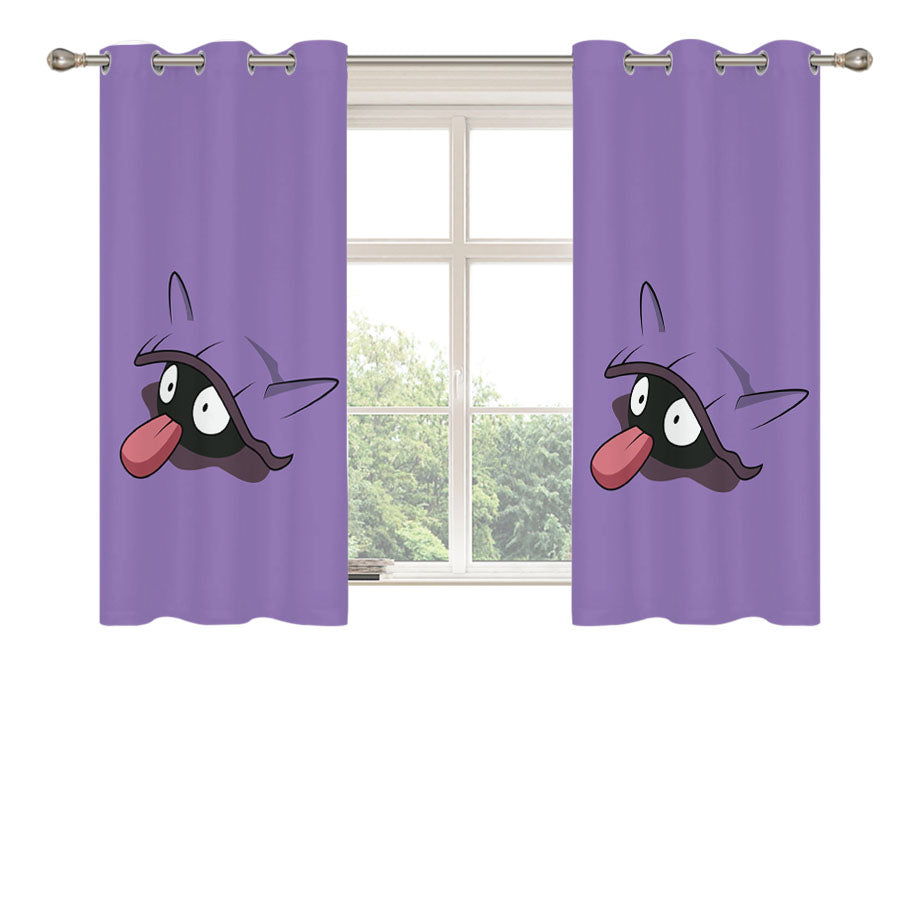 Shellder Pokemon Peach Skin Window Curtains