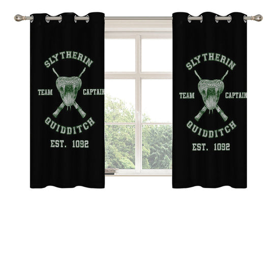 Slytherin Team Captain Peach Skin Window Curtains