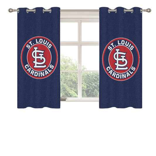 St Louis Cardinals Roundel Area Rug Peach Skin Window Curtains