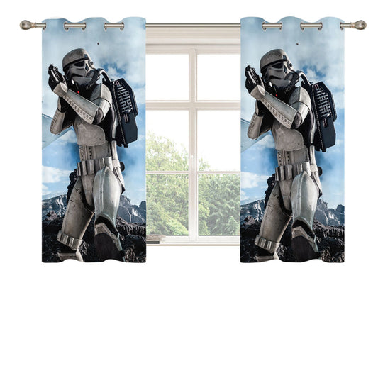 Star Wars Battlefront Electronic Arts Peach Skin Window Curtains