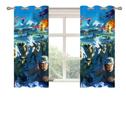 Star Wars Battlefront Ii Peach Skin Window Curtains